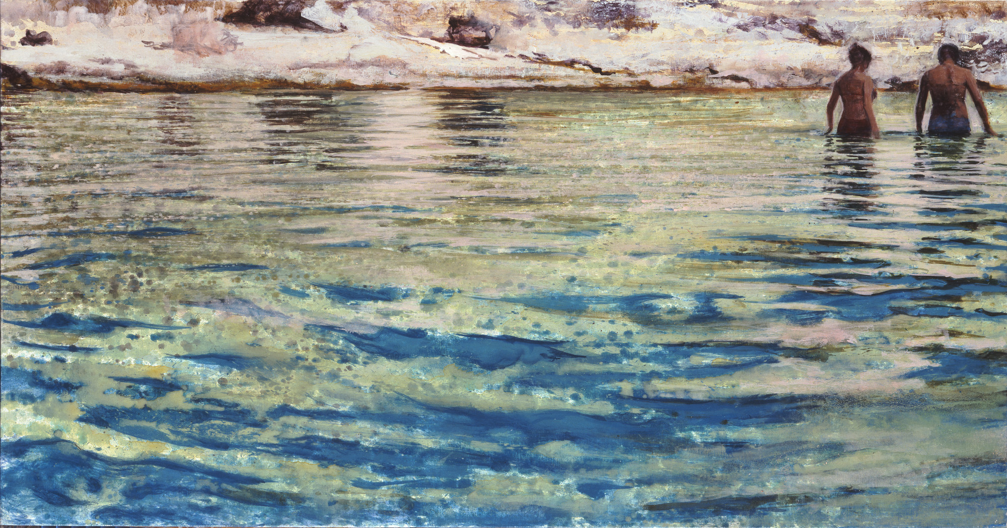 Swimmers I (diptych)