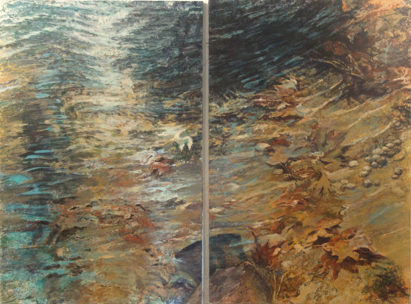 Water depth (diptych)