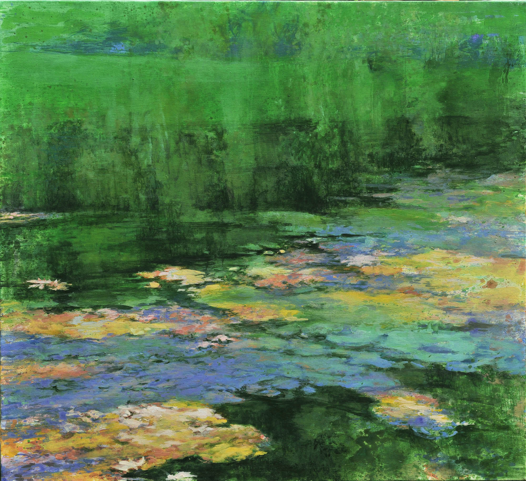 Floating path Ι, diptych