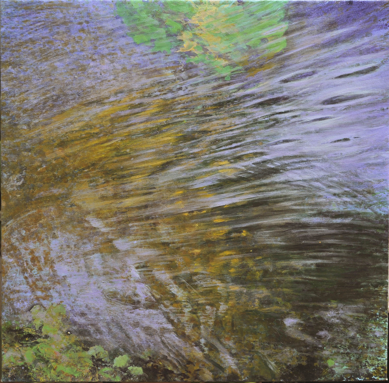 Purple mood III, (triptych)